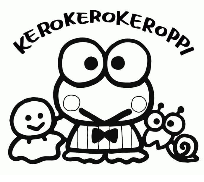 Desenho de Keroppi Download Pintar