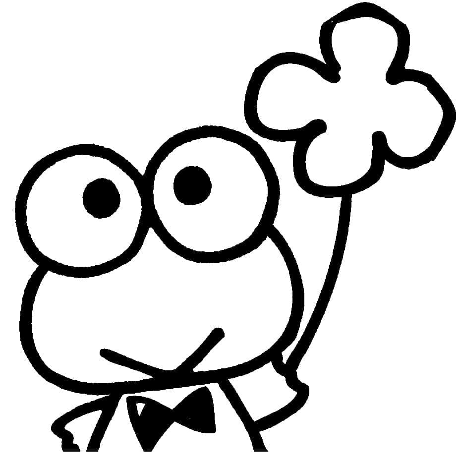 Desenho de Keroppi para Crianças para Colorir