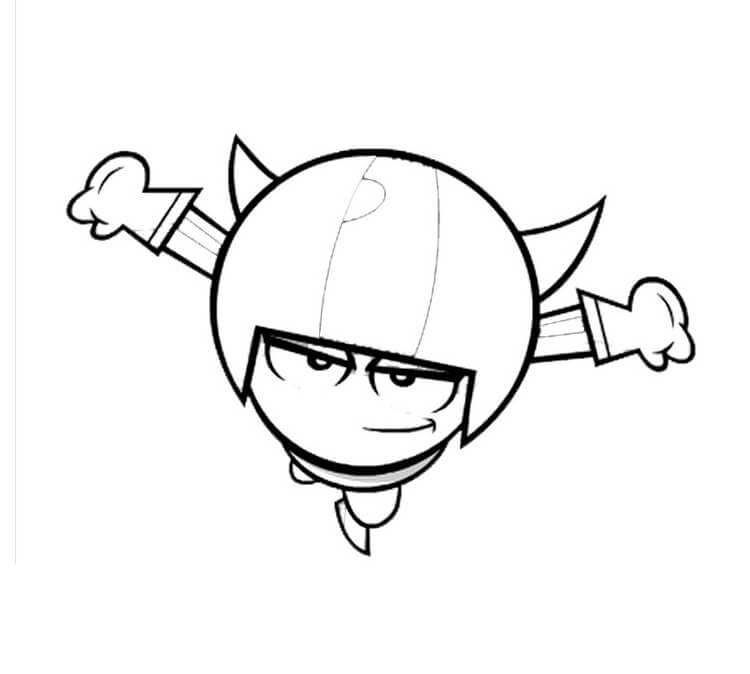 Desenho de Kick Buttowski Atividades Infantis
