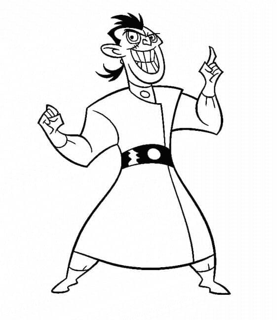 Desenhos de Kim Possible Dr Drakken para Colorir