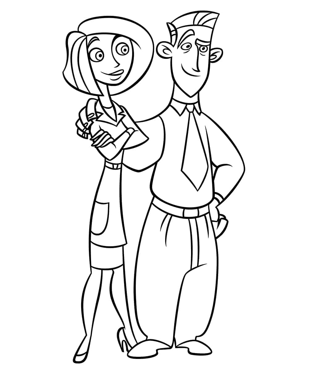 Desenhos de Kim Possible para Crianças de 2 Ano para Colorir