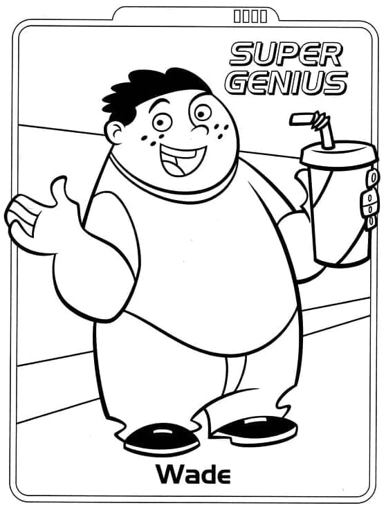 Desenhos de Wade de Kim Possible para Colorir