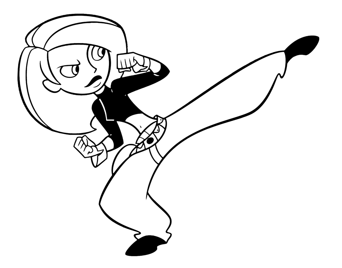 Desenhos de Kim Possible para Colorir