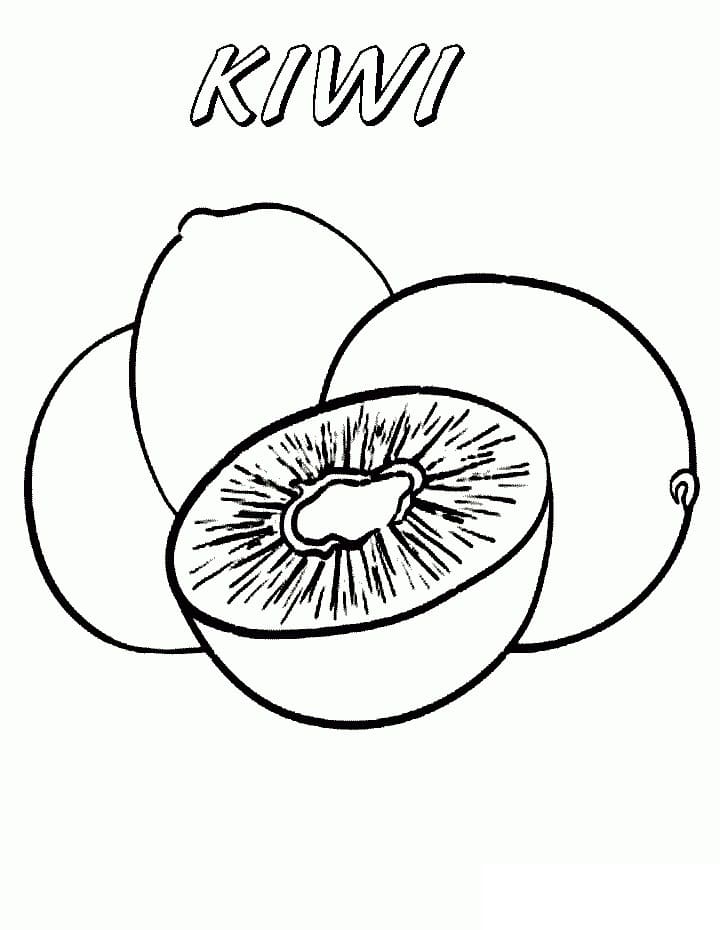 Desenho de Kiwi Baixar Imprimivel