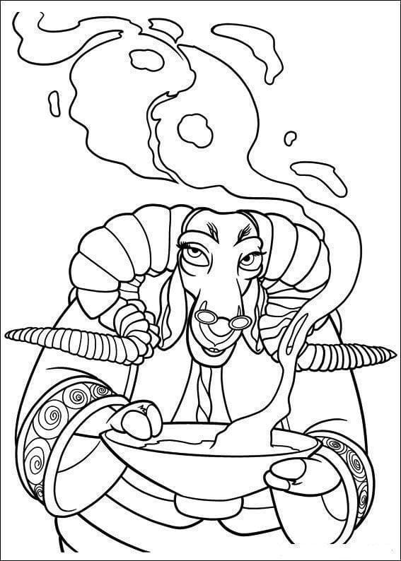 Desenho de Kung Fu Panda para Imprimir