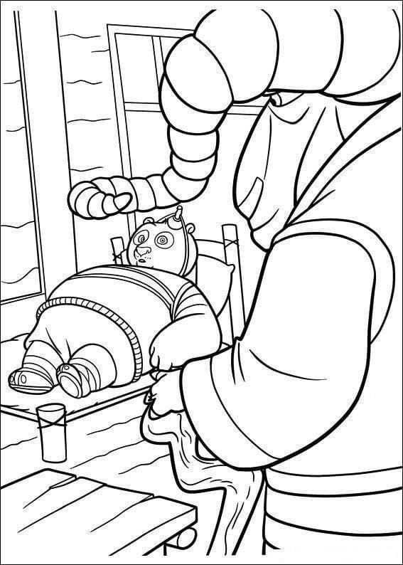 Desenho de Kung Fu Panda Pdf Grátis