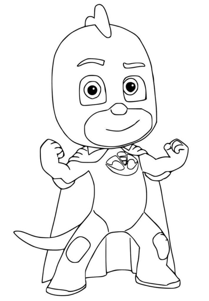 Desenho de Lagartixo Grátis para Crianças de 6 Anos para Colorir
