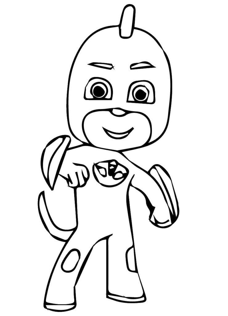 Desenho de Lagartixo para Crianças para Colorir