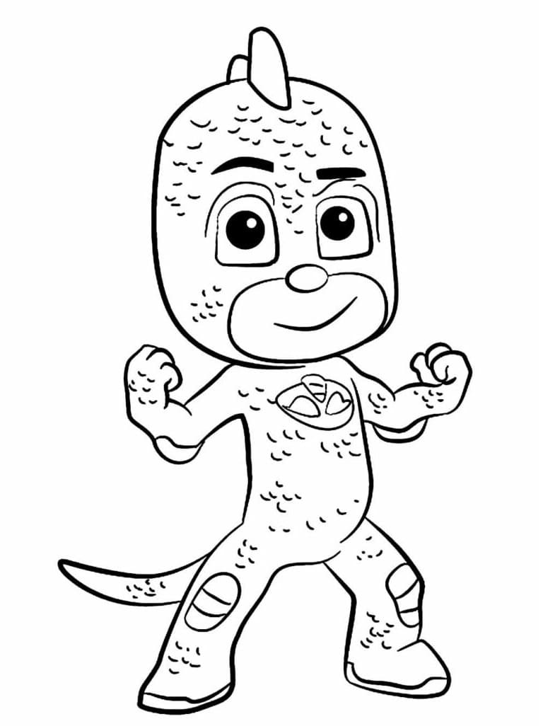 Desenhos de Lagartixo para Colorir