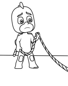 Desenho de Lagartixo Triste para Colorir