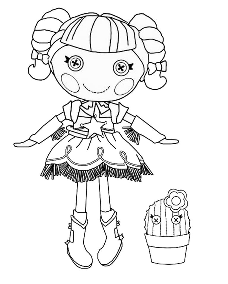 Desenho de Lalaloopsy Download Pintar