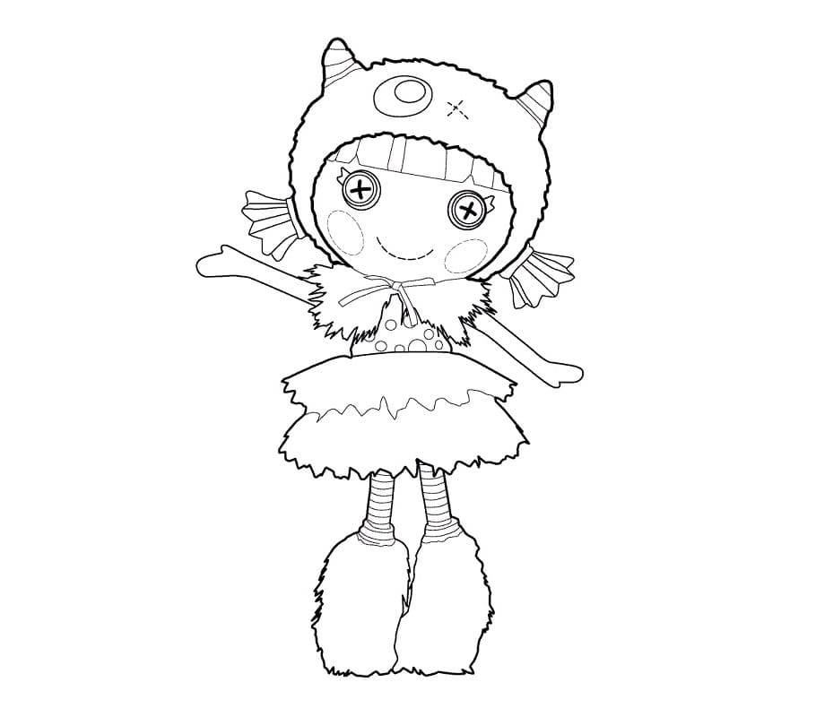 Desenho de Lalaloopsy Figuras para Colorir