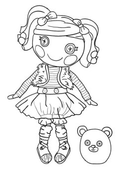 Desenho de Lalaloopsy para Colorir