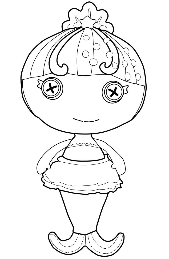 Desenho de Lalaloopsy para Colorir Crianças