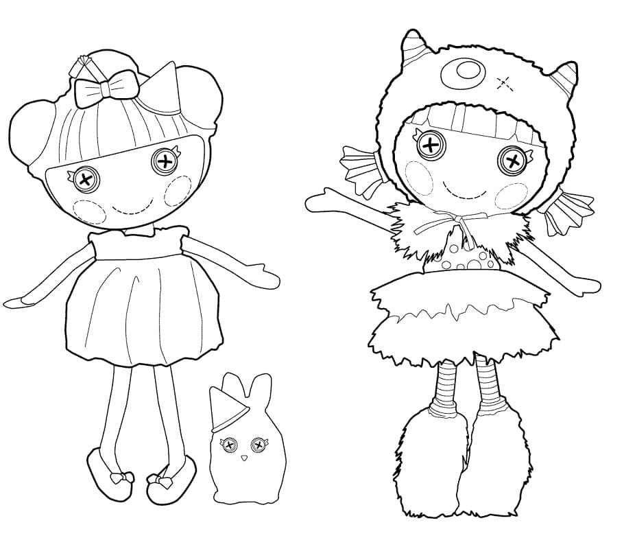 Desenho de Lalaloopsy para Colorir Divertido