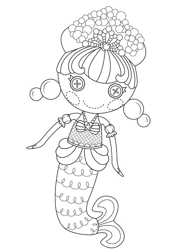 Desenho de Lalaloopsy para Colorir Grátis