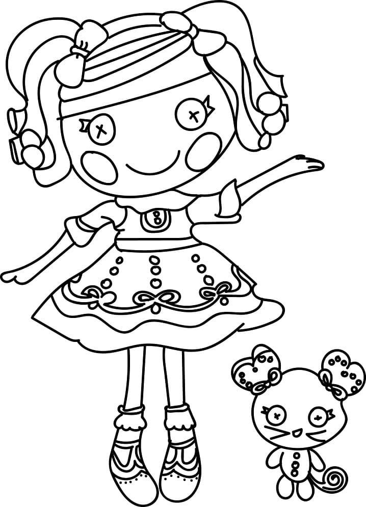Desenho de Lalaloopsy para Colorir Online