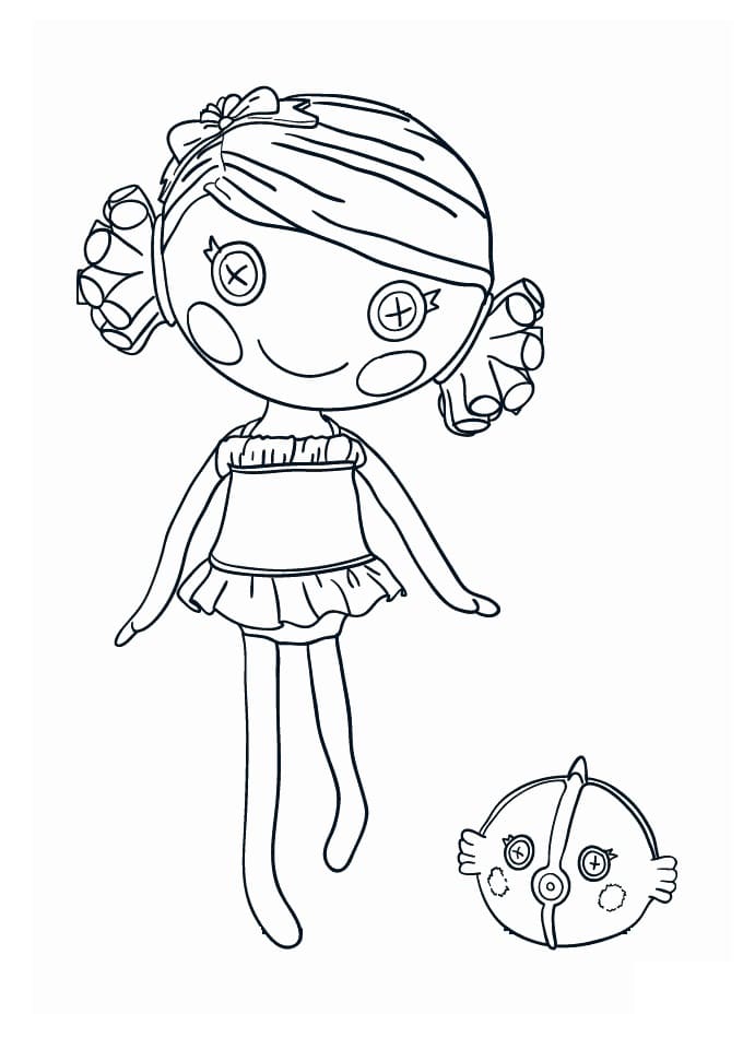 Desenho de Lalaloopsy para Colorir Pdf