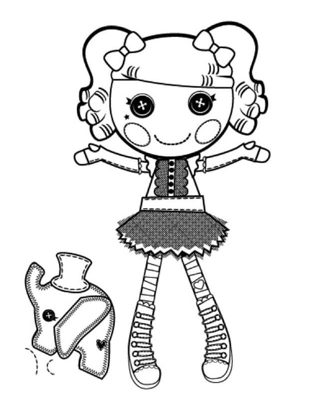 Desenho de Lalaloopsy Pdf Grátis
