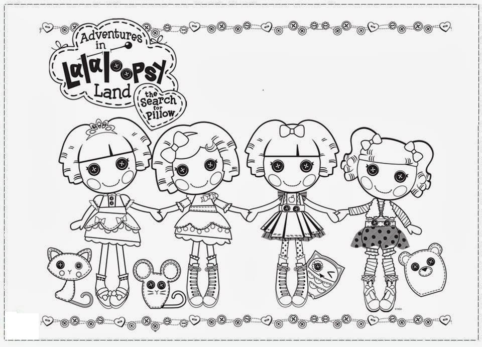 Desenho de Lalaloopsy Personagens Infantis