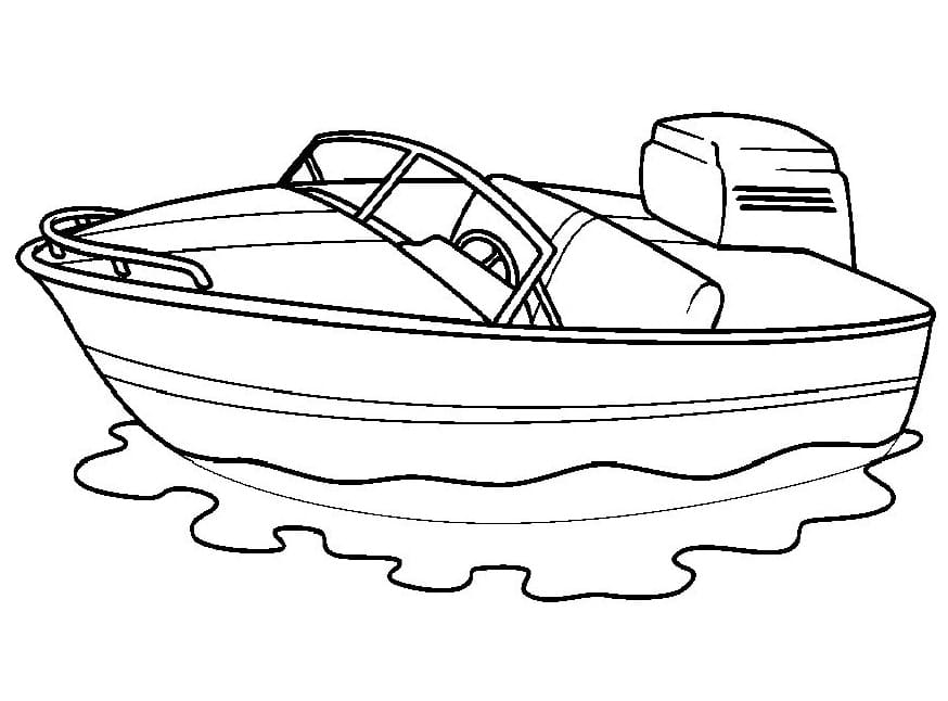 Desenho de Lanchá Baixar Imprimivel