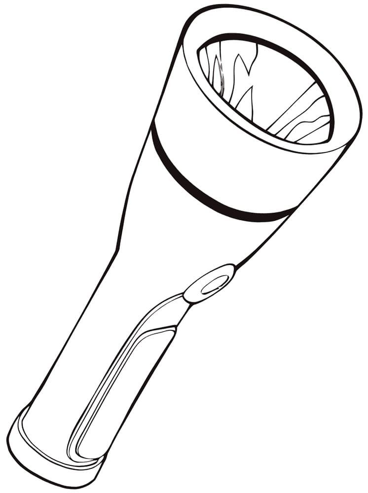 Desenho de Lanterna Grátis para Colorir