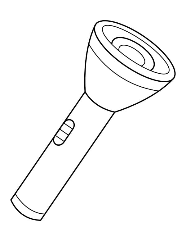 Desenho de Lanterna Imprimivel para Colorir
