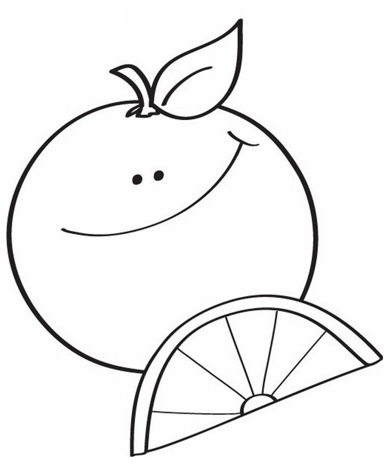 Desenho de Laranja Desenho Crianças