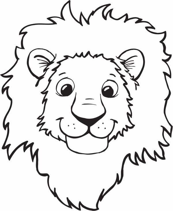 Desenhos de Leões para Colorir