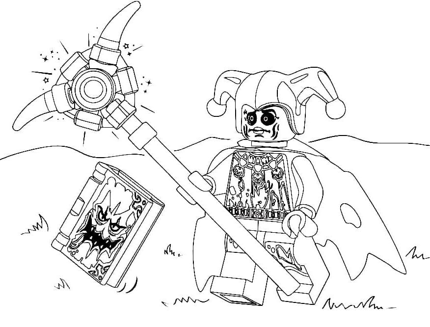 Desenho de Jestro Nexo Knights para Colorir