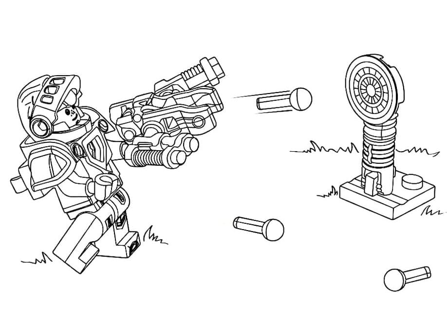 Desenho de Lego Nexo Knights 2 para Colorir