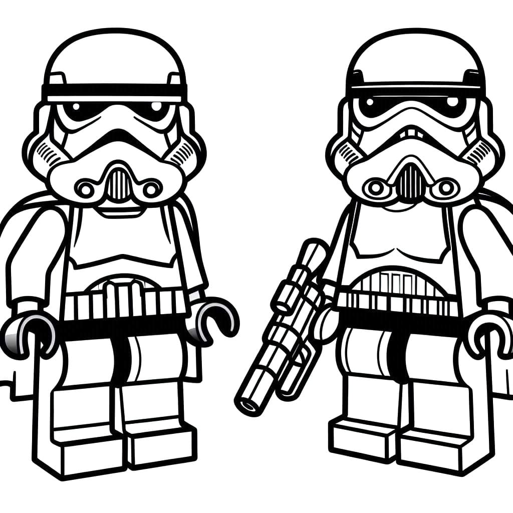 Desenho de Lego Star Wars Imprimivel Grátis para Colorir
