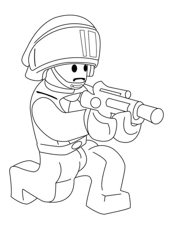Desenho de Lego Star Wars para Crianças de 6 Anos para Colorir