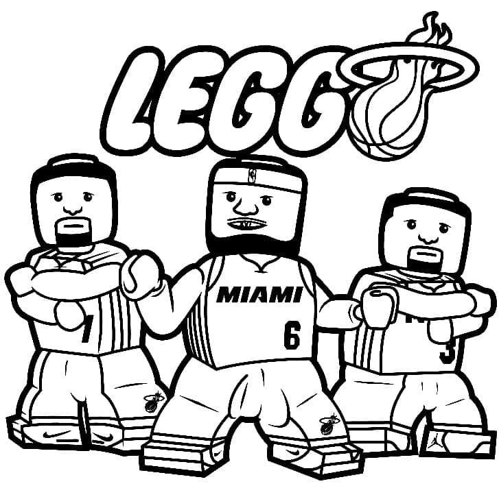 Desenho de Lego para Crianças para Colorir