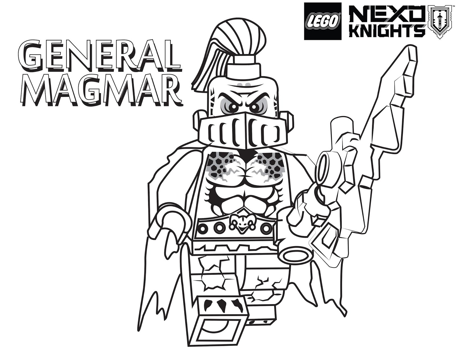 Desenho de Lego Imprimivel para Imprimir e Colorir