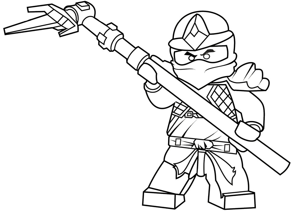 Desenho de Lego para Colorir Imprimivel