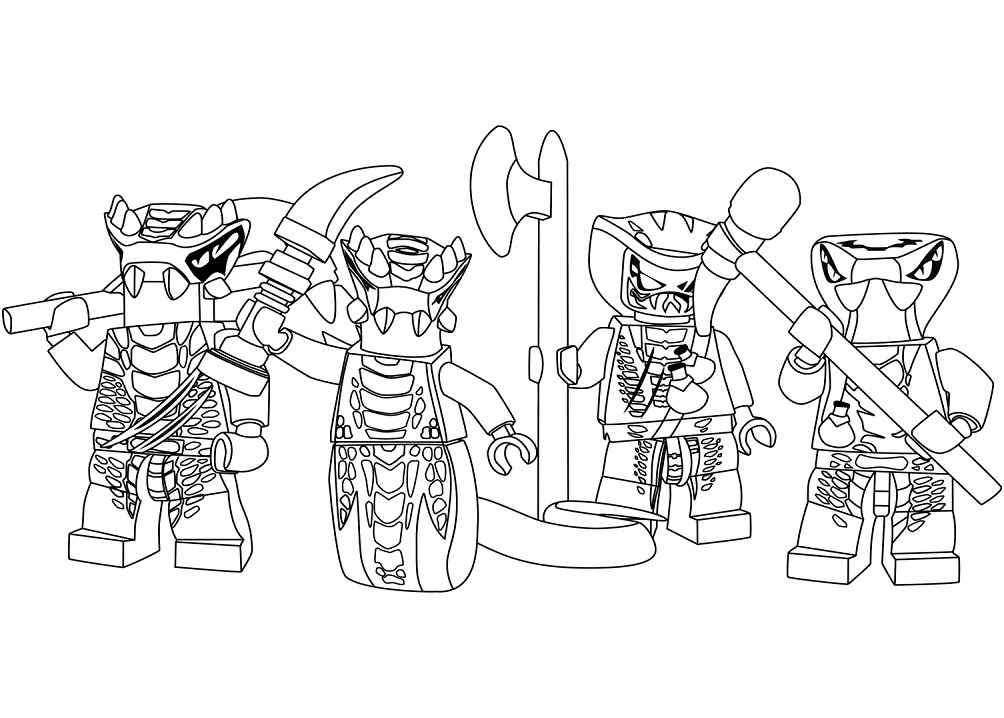 Desenho de Lego Pdf para Colorir