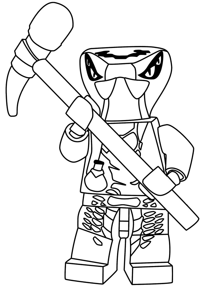 Desenho Imprimivel de Lego Grátis para Pintar