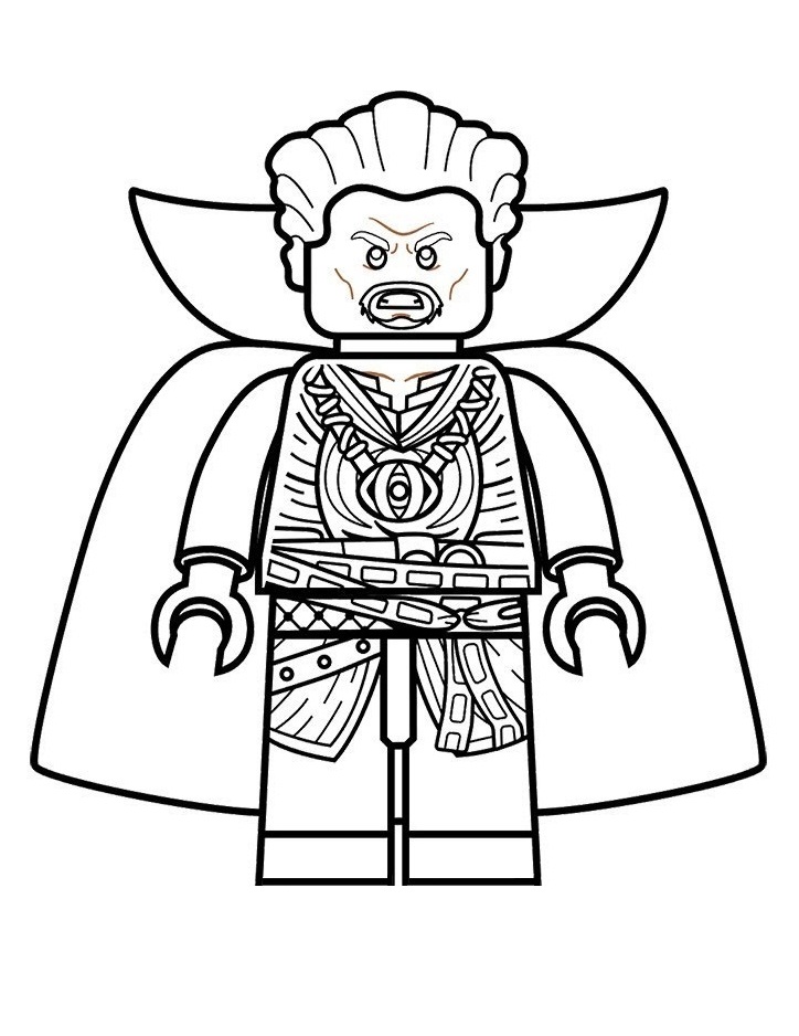 Desenho para Baixar do Doutor Estranho para Colorir
