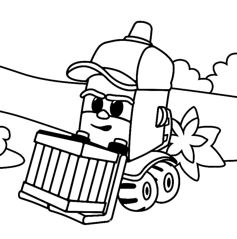 Desenho de Leo o Caminhão Desenho Crianças