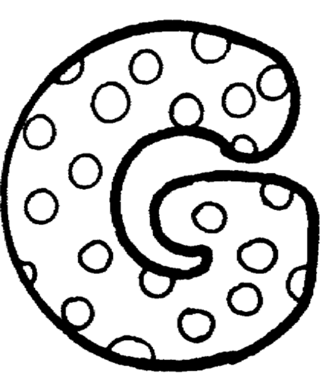 Desenho de Letra G para Imprimir e Colorir Pdf