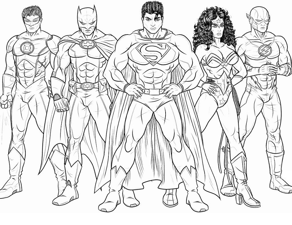Desenho Ligá da Justiça