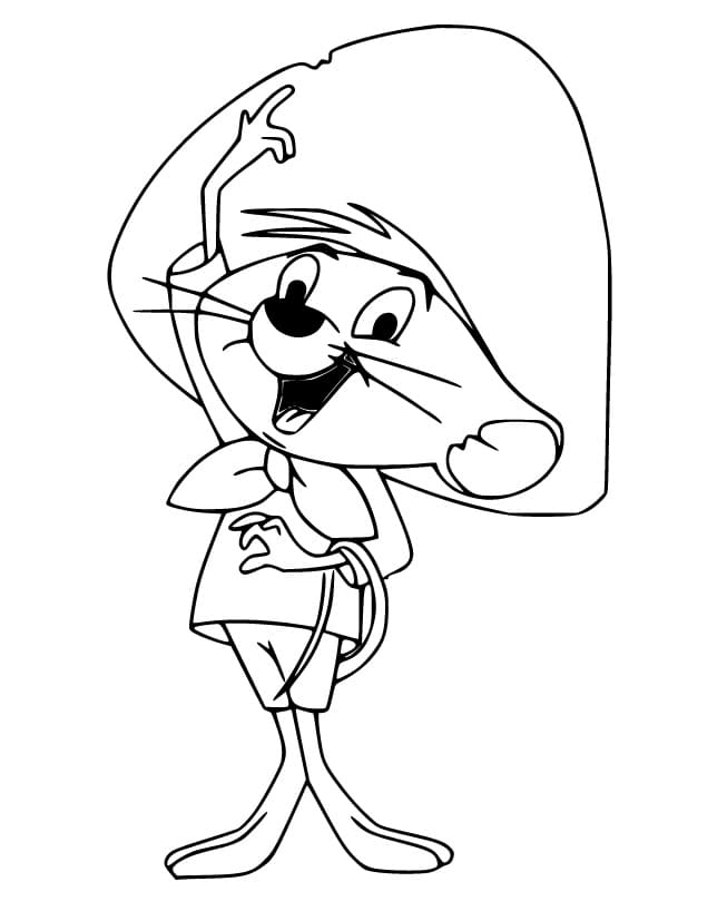 Desenho Imprimivel de Ligeirinho em Pdf para Colorir