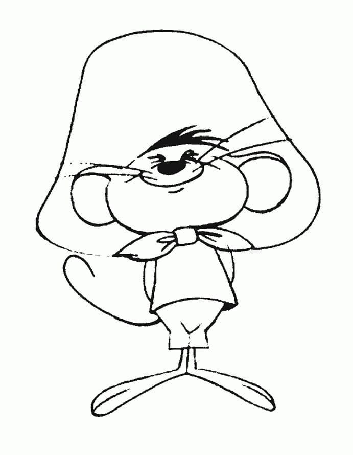 Desenho Looney Tunes Speedy Gonzales para Colorir