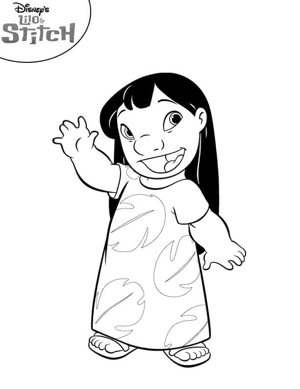 Desenho de Lilo
