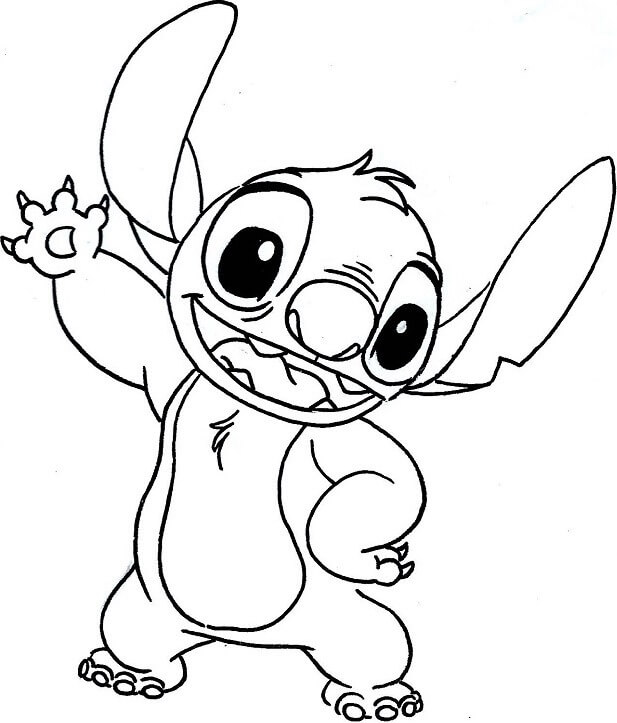 Desenhos de Lilo e Stitch para Colorir