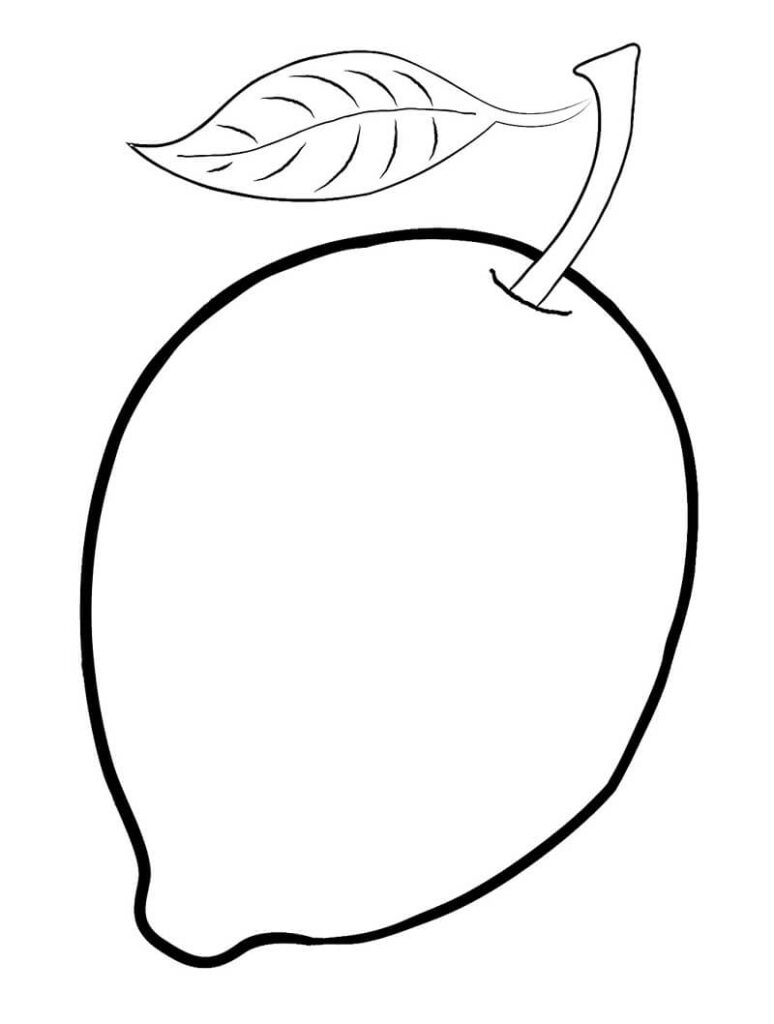 Desenho de Limão para Imprimir Pdf