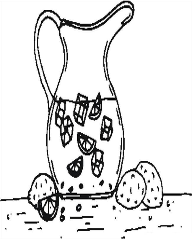 Desenho de Limonada Baixar para Colorir
