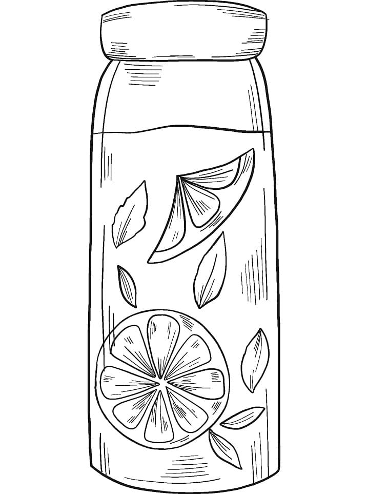 Desenho de Limonada Download para Colorir