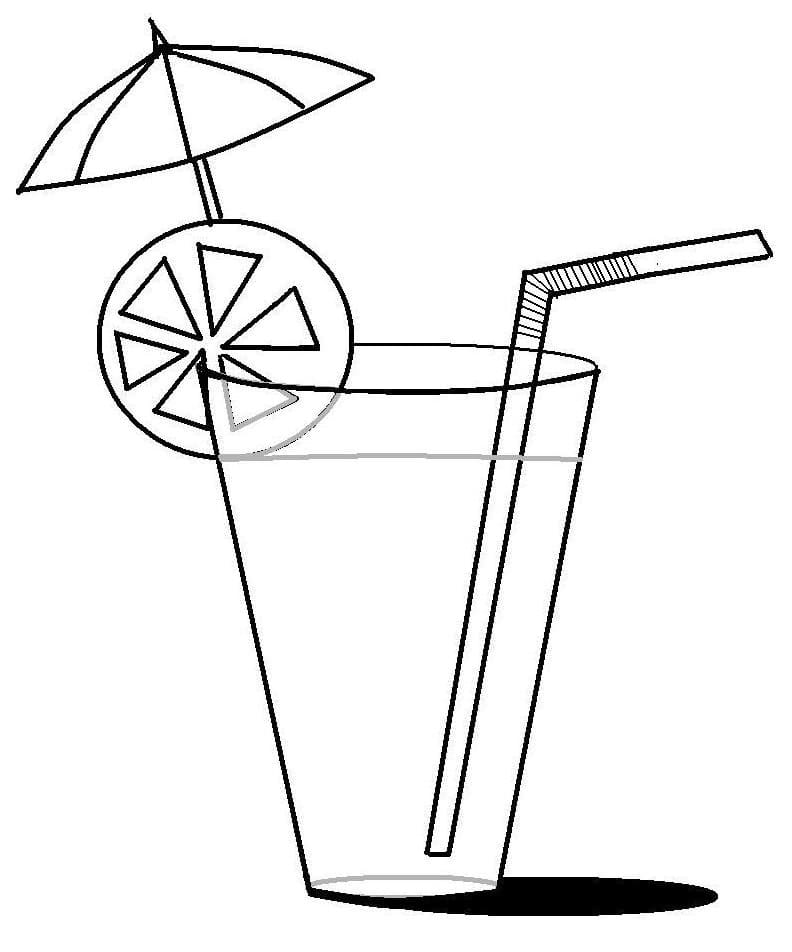 Desenho de Limonada para Colorir e Imprimir Pdf